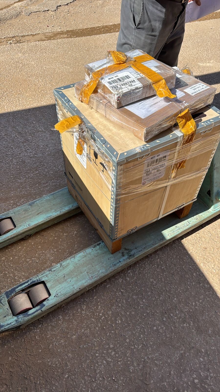 Air cargo shipment cleared at King Khalid International Airport, Riyadh (RUH) by Spider Lines